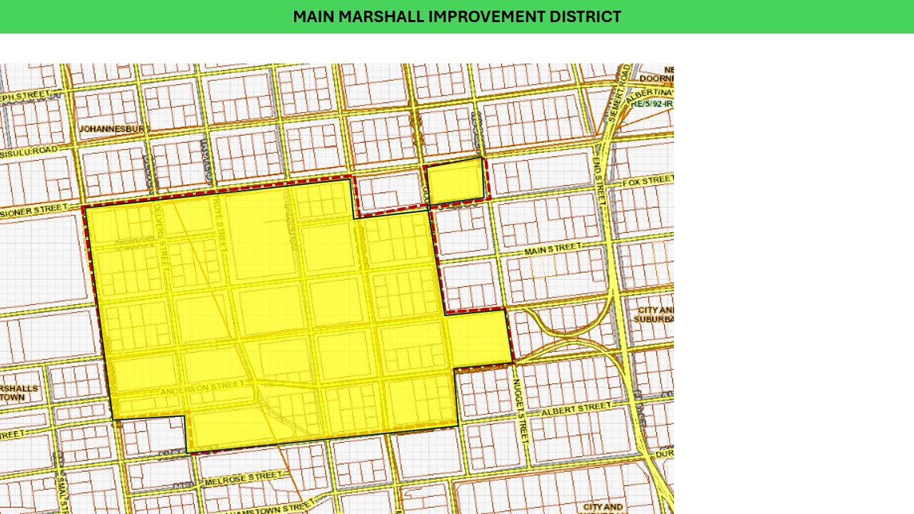 Main Marshall Improvement District Map