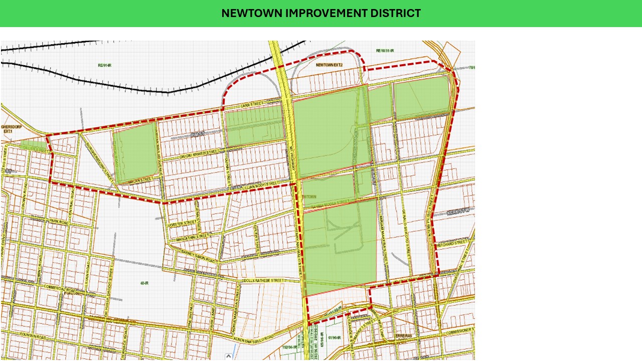 Newtown Improvement District Map