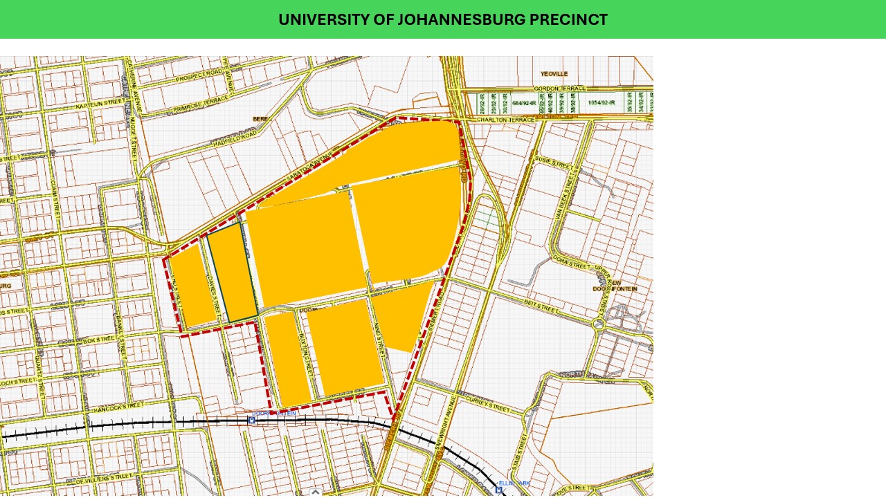 UJ Improvement District Boundary Map